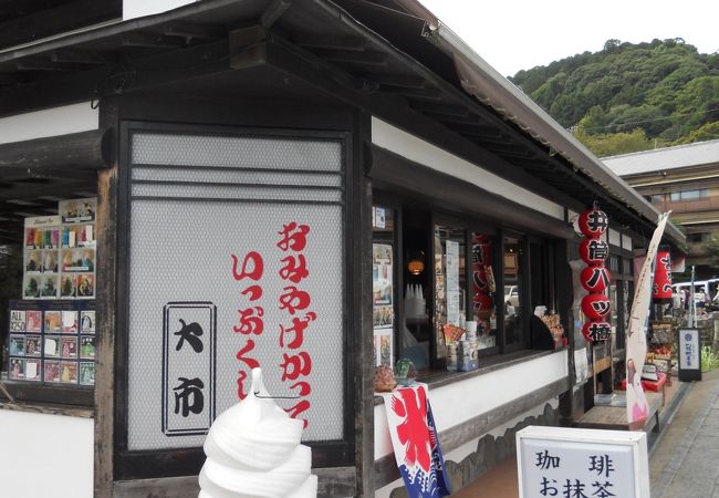 嵐山中之島公園の裏手にあります