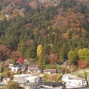 この記念館からは、山寺全体が見渡せ、眺めが良いんです。（キッパリ）