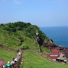 展望台へ続く道。