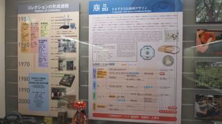 漆器など伝統的手工業製品（伝統的工芸品）が展示されています