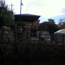 十石舟から見える公園