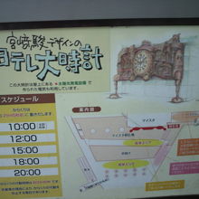 ３２ケ所のからくりが連動する演技が、毎日５回、上演されます。