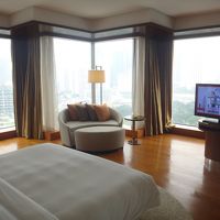 寝室。お部屋からはペトロナスツインタワー、KLCC公園