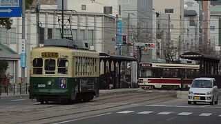 市街地をくまなく走る