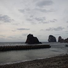 瀬々野の海岸より