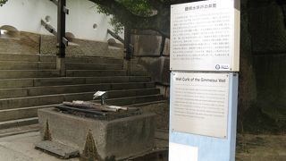 本丸に設けられた５つの井戸のうちの一つ