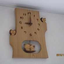 FINE CRAFTで購入した木製時計（約２万円）