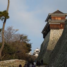 天守の見える方向に進むと・・・・トラップです。
