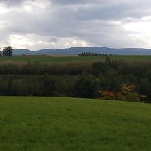 憩ヶ森公園から眺める美瑛の景色