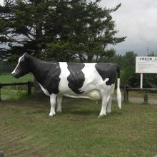 乳業のシンボルの牛