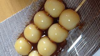 おもち、団子が美味しい