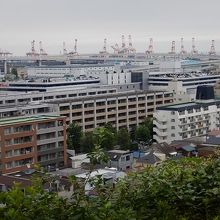 ガントリークレーンだらけ