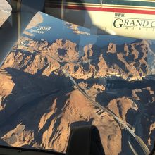 機内からの景色