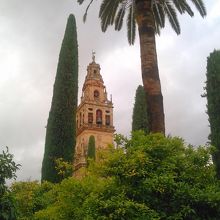 オレンジの中庭からミナレットを臨む