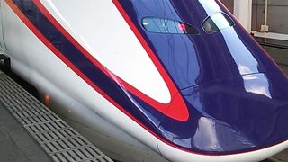 土曜日の午後の時間帯でも自由席は比較的混雑