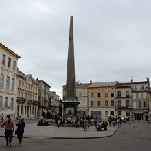 真ん中に立ってるのは、ローマ時代のオベリスク
