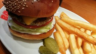 きれいなハンバーガー