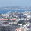 高層階から沖縄市街地を見渡せる