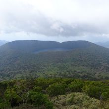 大浪池が現れる。