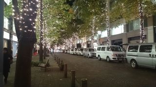 2015年ー2016年バージョンのイルミネーション始まってました。