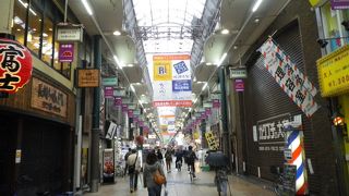 食の名店が隠れている商店街