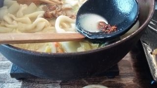 ほうとうがこんなに美味しいなんて。