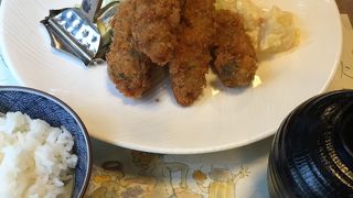 カキフライ定食