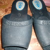 部屋にあったスリッパ。「高級・中の靴？」