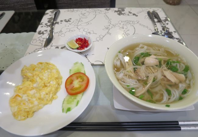 朝食がとても美味しい！！