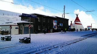 グリンデルヴァルトのスキー拠点駅
