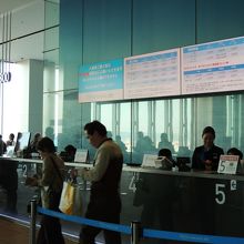 展望台行き券売所