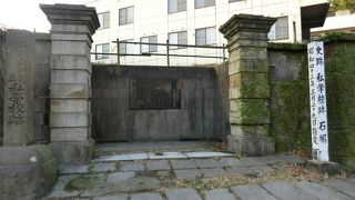 西南戦争の弾痕が生々しい