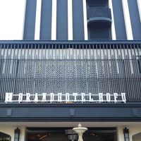 入り口ロータリーには噴水