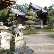 松門神社から松陰神社の方を見る