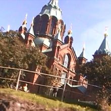 北欧最大規模のロシア正教の寺院です。