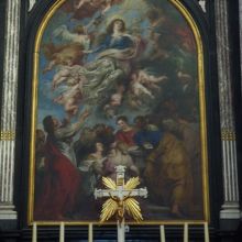 ルーベンスの「マリアの天国の包含」