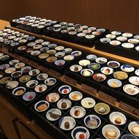 夕食のバイキング