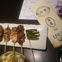 焼き鳥盛り合わせ