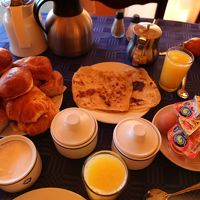 朝ごはんも美味しい