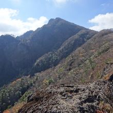 馬ノ背付近から祖母山