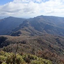 南　障子岳方面尾根