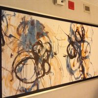 こうゆう画は大抵アブストラクトですね。