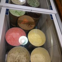 無料のアイスクリーム。ソフトクリームもあります。