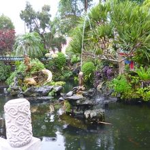 お寺の庭も美しい。