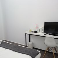 1.5リットルのお水とコーヒー＆紅茶がありました。