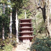 繊細で優美な五重塔　国宝