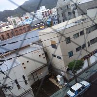 ホテルの部屋からの景色