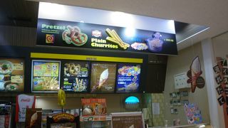 軽食メニューがあります