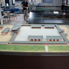 大宰府展示館内にある往時の大宰府政庁