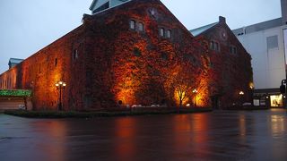 歴史を感じるレンガ館